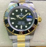 (JVS) Swiss Grade Rolex Submariner 41mm JVS Factory New 3235 Wrist 2-Tone Black Ceramic